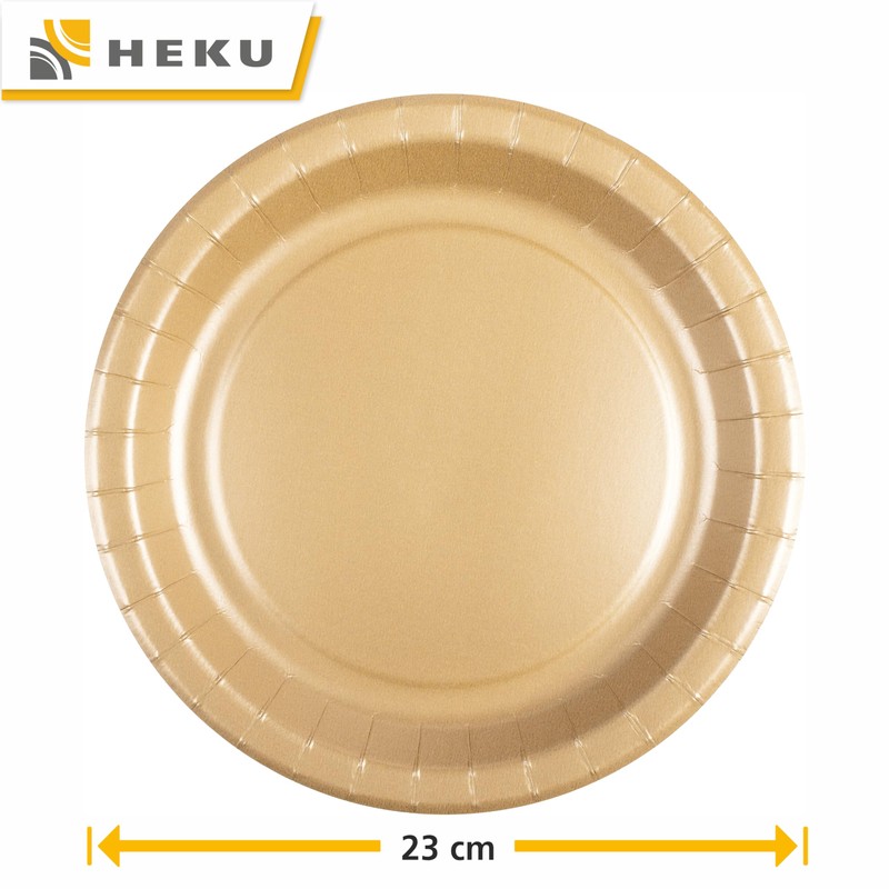 HEKU 30208-24 Paper Plates, Pack of 50