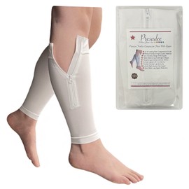 Presadee Premium - Mangas de compresión YKK sin pies (20-30 mmHg, 3)