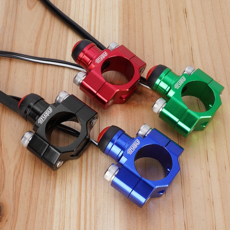 CNC Universal Motorcycle Engine Stop Start Kill Switch Button with