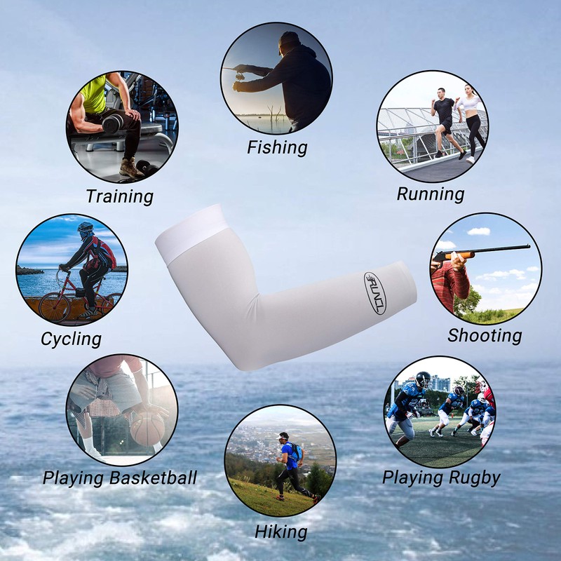 RUNCL - Manguitos para el sol, 3 pares