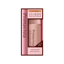 Primavista Natural Grow Lasting Liquid Foundation OC7 Ochre 07 1.0 fl oz (30 ml)
