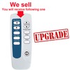 Replacement for Frigidairee Air Conditioner Remote Control Model Number RG15D/E-ELL