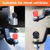 4 Pcs Trailer Hitch Ball Cover Universal 50mm, Tow Ball