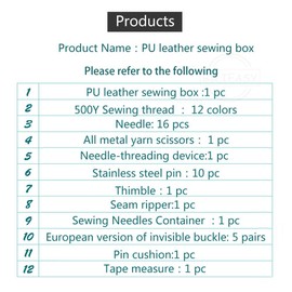 Sewing kit 51 PCS Mini Sewing kit Sewing Kits for Adults Travel Sewing Set Sewing Thread (Rose RED)