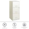 Hirsh Industries Space Solutions 3 Drawer Vertical Metal File Cabinet