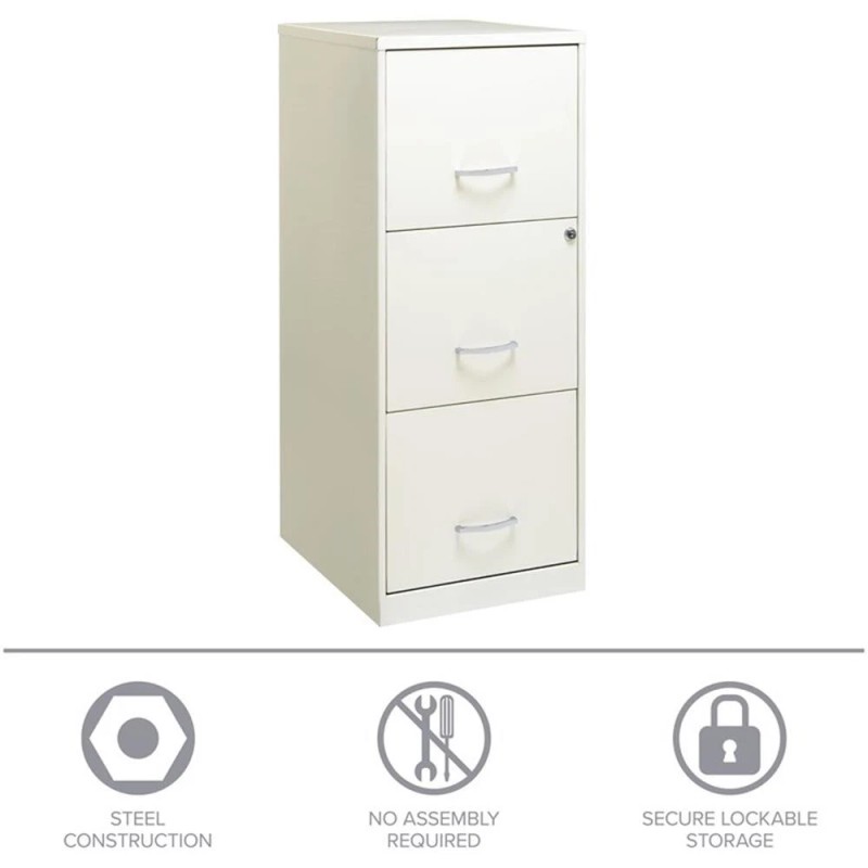 Hirsh Industries Space Solutions 3 Drawer Vertical Metal File Cabinet