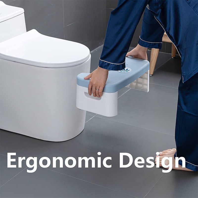 Folding Toilet Stool - Bathroom Potty Step for All Ages