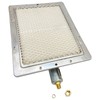 MOFLAME Ceramic Infrared DIY Heating Gas Burner with Gas Intake