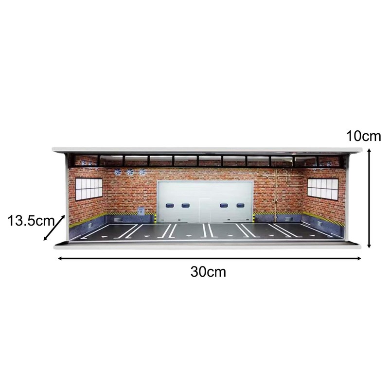 Perfeclan 1:64 Scale Model Car Display Case Protective Cover Illuminated