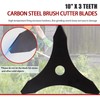 PLAXNS 9" x 36 Teeth Carbide Tipped Blades & 10"