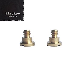 kinokoo 1/4 Screw for Mounting Case on Camera Triopd/Camera Case/Quick Release Plate Screw -Stainless Steel (2 pack)