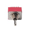 5Pcs ONON 2 Position Toggle Switch 3PDT 9 Pin 6mm