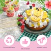 120 PCS Cocktail Picks Bamboo Toothpicks Pineapple Flamingo Beach Cactus