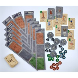 Young Newton Suffering Medieval - Strategic Board Game with Black Humour for Adults