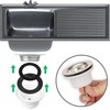 Profile Seal and Flat Seal Set, 2 Pieces, for 1