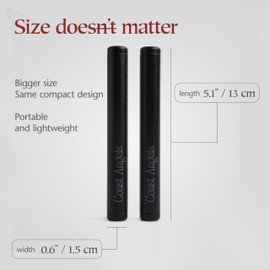 Coast Angels Odour Proof Aluminium Tube Set (2 Pack) - Airtight and Lightweight Metal Housing - Ideal for Travel