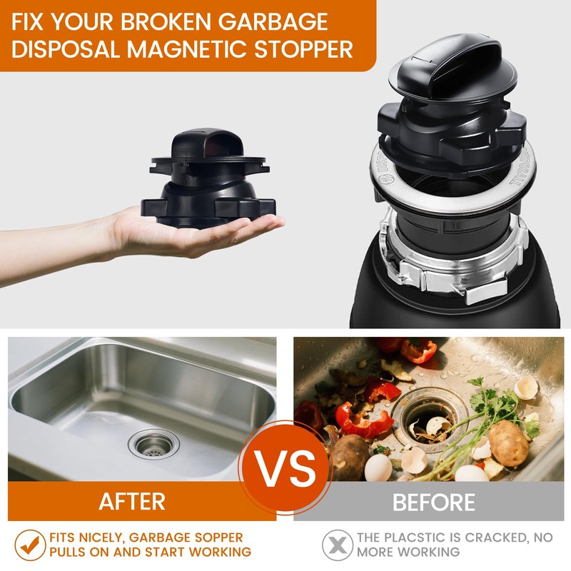 Garbage Disposal Magnetic Stopper 75257 for ISE Cover Control &
