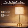 AWOKE 17.7-Inch Tall Cordless Table Lamp, 7500mAh Long-Lasting Battery Operated