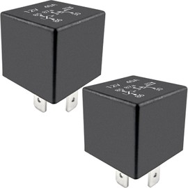JD1914 12V 40A Relay (2-Pack) SPDT 5-Pin Automotive Relay Replaces 4RD 931 680-01, 4RD93168001, 007903001, 582195, 582472, 582473, 584416, 586147, 586224