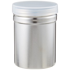 Endo Shoji TKG Seasoning Shaker, Powder Use, Small, With Acrylic Lid, Diameter x Height (mm) 55 x 80, Weight: 70g, Stainless Steel, Rust-Resistant and Hygienic, Commercial Use, BPU01003