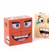 Face Changing Building Blocks Puzzle Game Wooden Cube Board Game:_Face