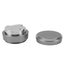 Coffee Products 53MM Coffee Distributor Gravity Adaptive Distributor Fits All 53MM Coffee Portafilter Stainless Steel Grey