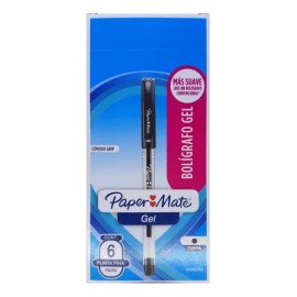 Bolígrafo De Gel Fino Paper Mate 6 Plumas *color