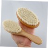 Ipetboom Bathroom Scrubbing Brush Wooden Baby Hair Brush 1pc Bath