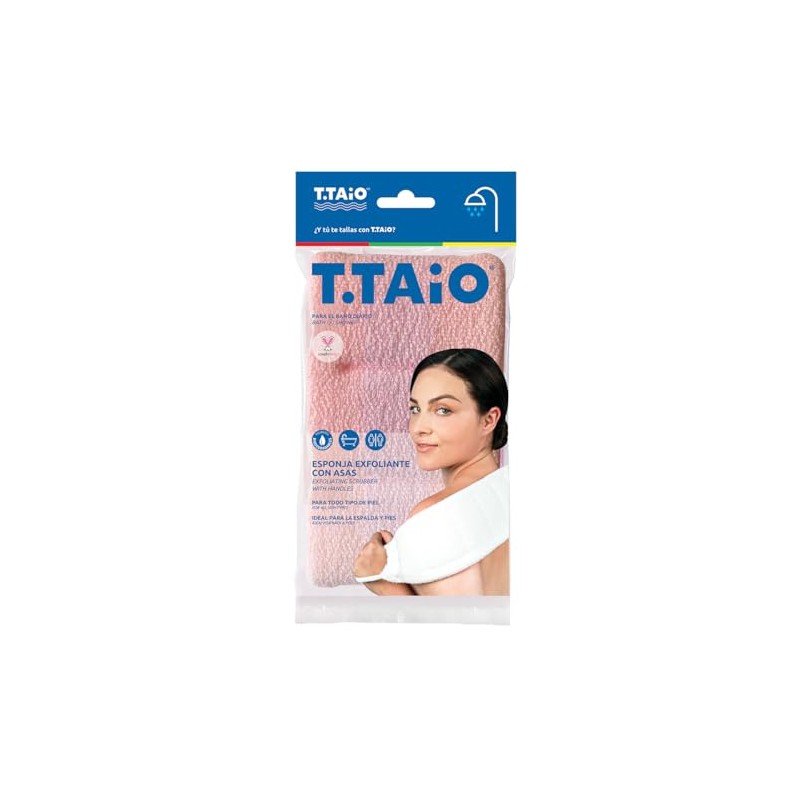 Banda Esponja Exfoliante para Baño con Asas T Taio