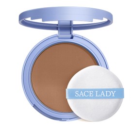 SACE LADY Face Pressed Powder Sets Makeup, Controls Shine, Smooth Fine Lines for Flawless Lightweight Finishing Effect, Long Lasting Compact Cosmetics Cruelty-free, 0.35oz