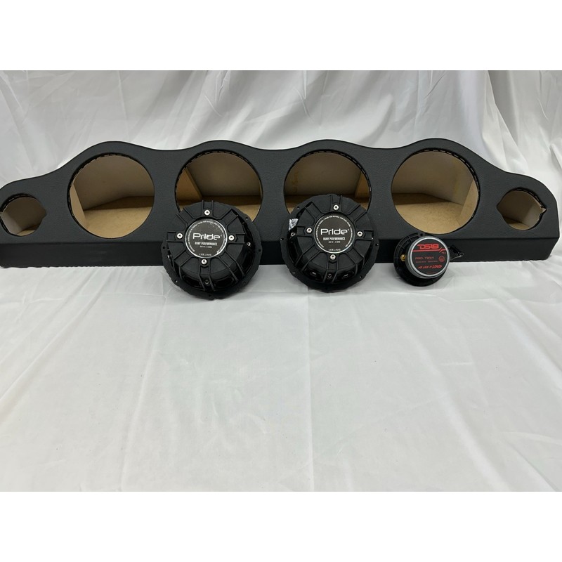 jose car audio Pride 4-6.5 Midrange and 2 Super Tweeters