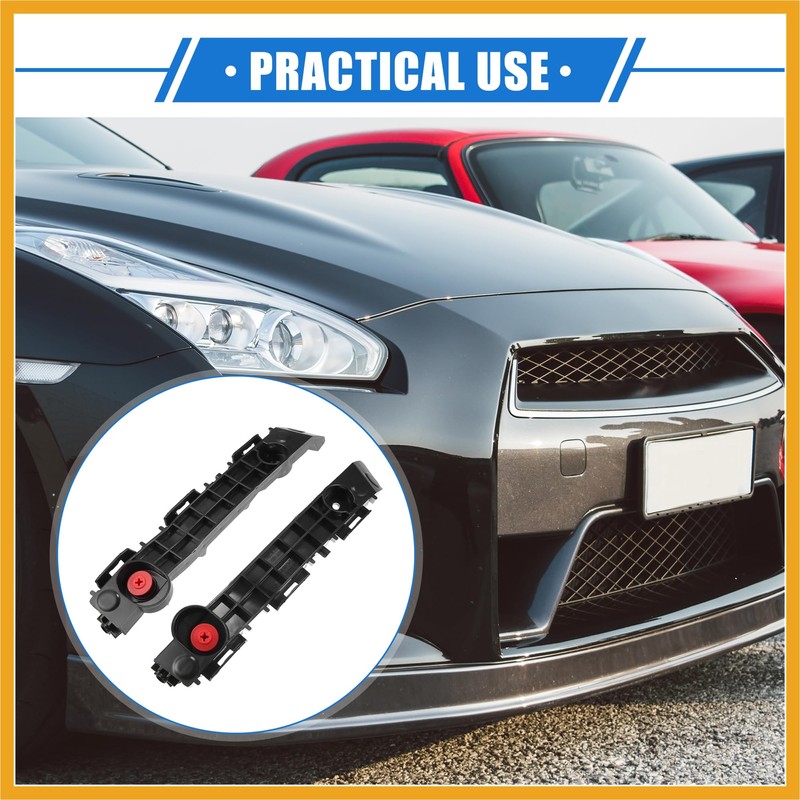 Partuto 1 Pair Bumper Brackets Support Fender Cover Compatible for