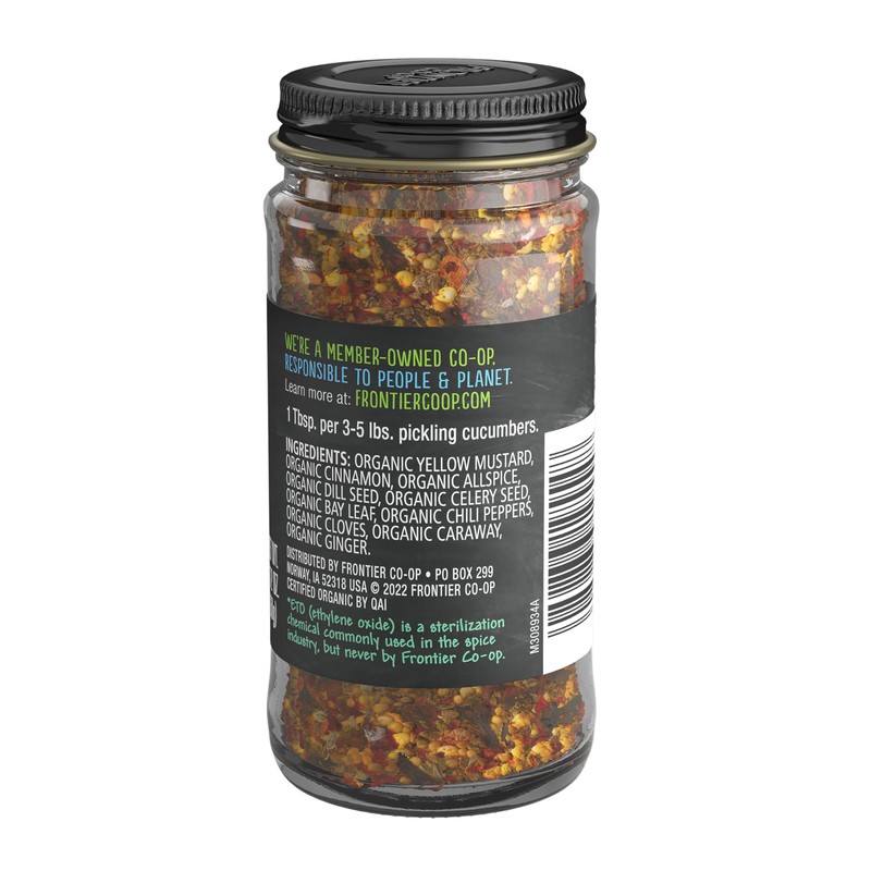 Frontier Pickling Spice, Organic, 2.12 Ounce