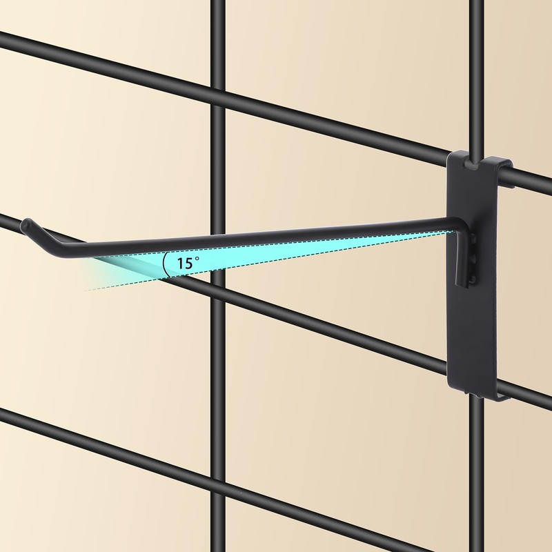 Sumnacon Grid Wall Hooks-35 Pcs Display Hooks for Grid Wall