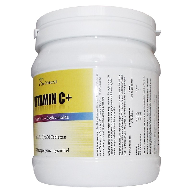 Vitamin C 1000 mg + Bioflavonoids Time Released 500 Tablets
