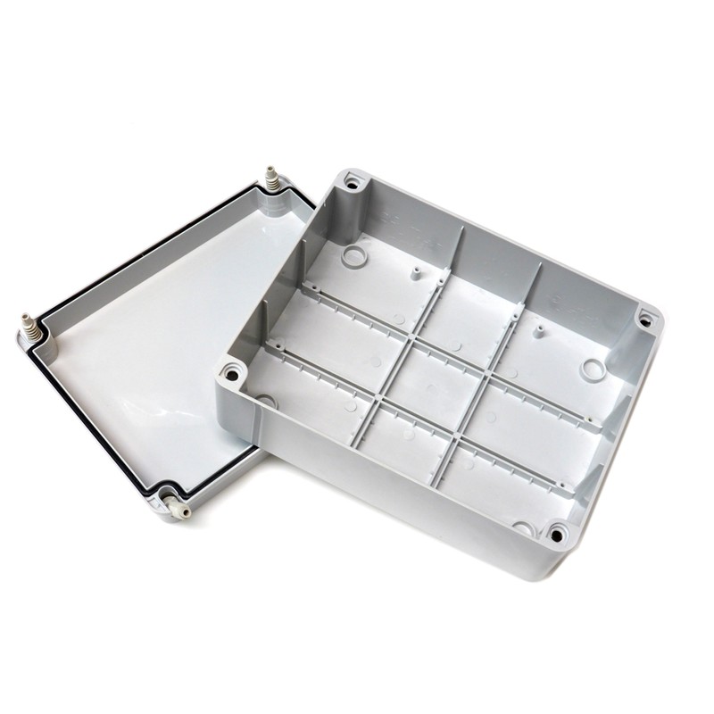 240x190x90 Waterproof Junction Box with Smooth Walls IP56 Adaptable Box