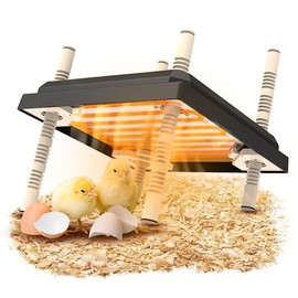 Brooder Heater for Chicks,Chick Brooder Heater Plate,Poultry Coop Heater Chicks Warmer 10" x 10" for 15 Chicks Adjustable Height Brooding Heater,22W Constant Temperature Control Chick Warmer for Duck