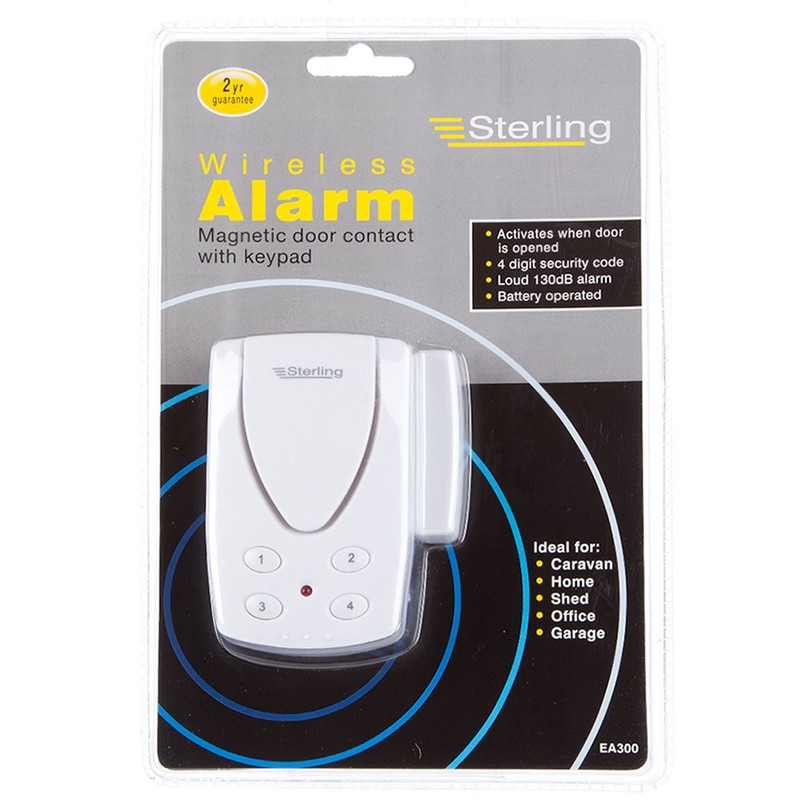Sterling EA300 Magnetic Door Contact Alarm with Keypad