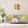 XMNYGJ Apple Painting Wall Clock 12 Inch Silent Non Ticking