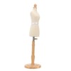 Fdit Mini Female Mannequin Torso, Height Adjustable, Clip-on Female Dress