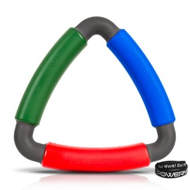 PowerNet Tri-Action Catch, Multi-Color Foam Speed and Agility Training Equipment for Football, Baseball & Softball, Triangle Hand Eye Coordination Training Aid to Improve Reaction Time & Reflexes