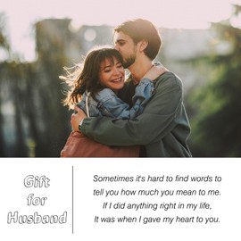 YKZOMP Husband Gifts, Husband Christmas Valentines Day Gifts for Him Husband from Wife, Husband Sweetest Day Anniversary Fathers Day Birthday Gifts for Husband