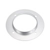 PATIKIL 4" Duct Connector Flange, Metal Straight Pipe Exhaust Flange