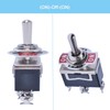 Podoy Momentary Switch Toggle Rocker (𝗢𝗡)-𝗢𝗳𝗳-(𝗢𝗡) Heavy Duty with Boot