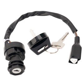 AHL Ignition Key Switch ‎27005-56719 Compatible with Kawasaki Brute Force 650 750 KVF650 KVF 650 Prairie 700 KVF750 KVF 750 ATV KFX700 KFX 700 KSV700 KSV 700 2004 2005 2006 2007 2008 2009 2010-2017