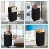 Laundry Basket with Wheels - Large Laundry Hamper with Removable