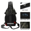 Aocmpxs Fishing Backpack Sling Tackle Bag, Lightweight Fishing Shoulder Backpacks