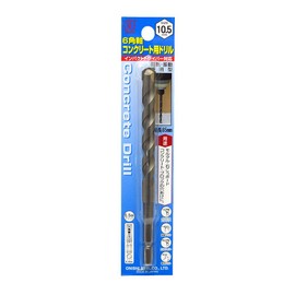 Onishi Kogyo Hexagonal Shaft Concrete Drill (NO.24) 0.4 inches (10.5 mm)