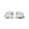 Mikinona 1 Pair 2 Anodized Motorcycle Handlebar Riser Clamp for