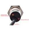 Heschen M18 Capacitive Proximity Sensor Switch, Unshielded, LJC18A3-B-Z/BX, Detector 1-10mm,